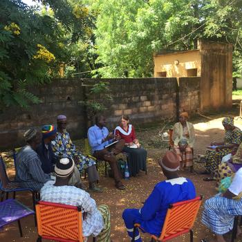 Focus group with caregivers